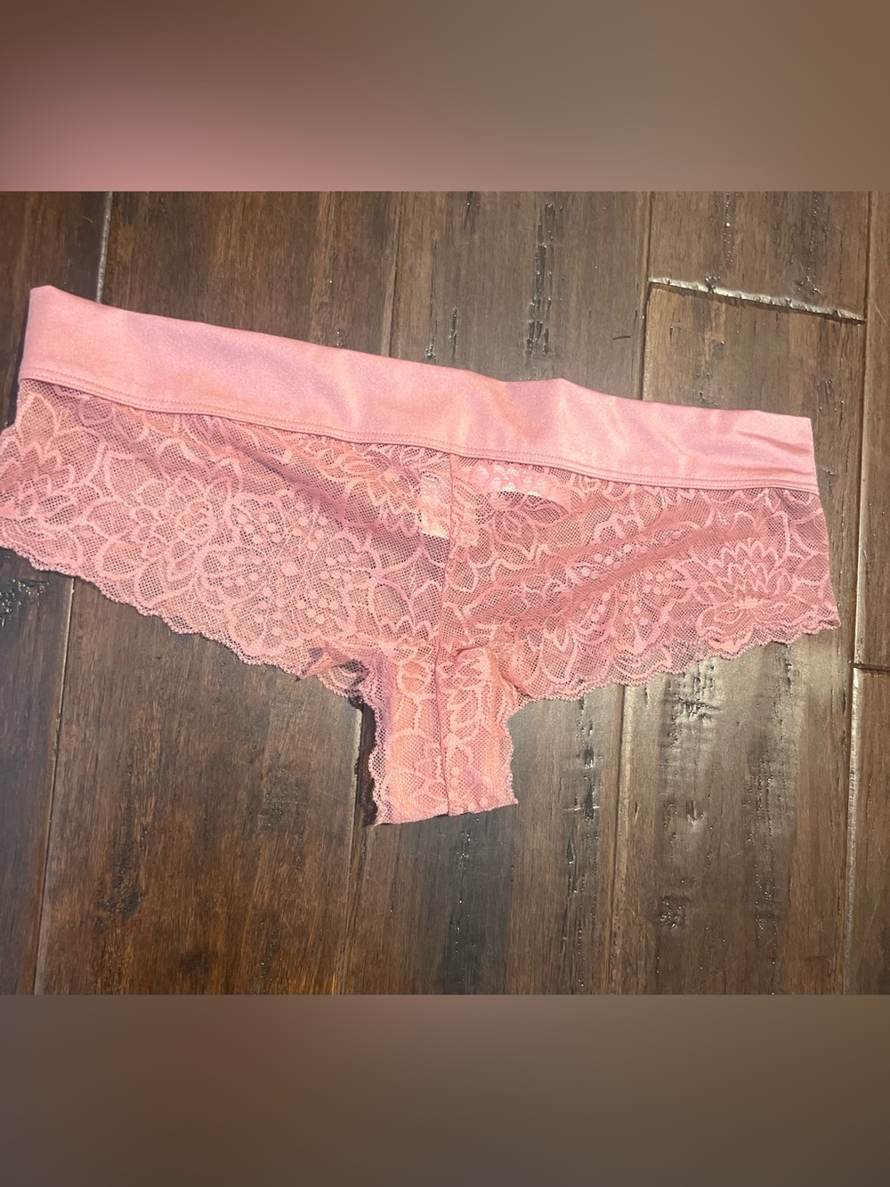 PINK Victoria's Secret pink Lace Hipster Panty